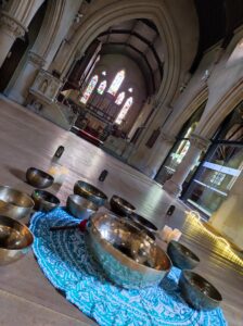 singing bowls at St John's place